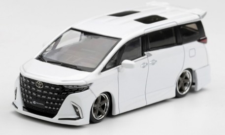 ☆予約品☆ TSM ミニGT 1/64 トヨタ アルファード 40 KUHL ホワイト(右
