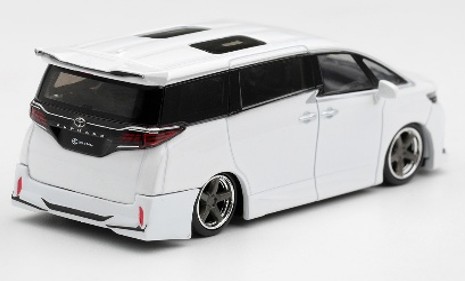 ☆予約品☆ TSM ミニGT 1/64 トヨタ アルファード 40 KUHL ホワイト(右
