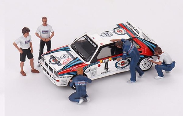 TSM ミニGT 1/64 フィギュア マルティーニレーシング WRC
