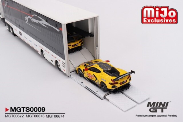TSM ミニGT 1/64 コルベットレーシング C8.R レーシング トランス 