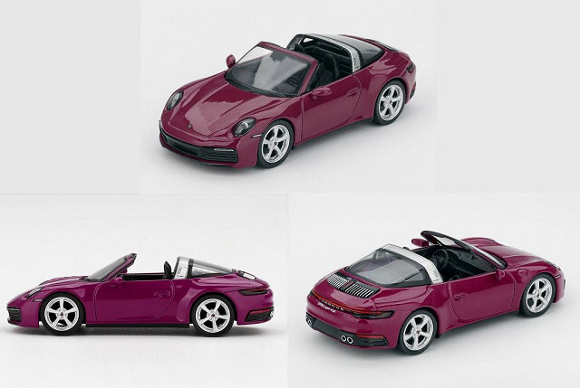 ☆予約品☆ TSM ミニGT 1/64 ポルシェ 911(992.1) ルビーストーン