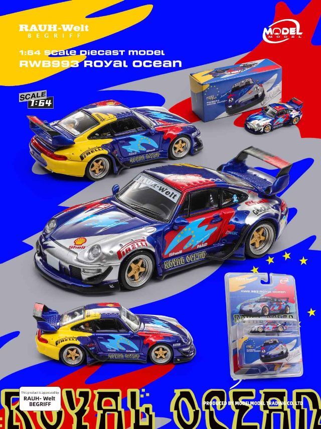 ☆予約品☆ MODEL MODEL 1/64 RWB 993 ロイヤルオーシャン