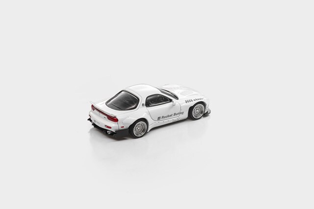 ☆予約品☆ MODEL MODEL 1/64 マツダ RX7 FD Rocket Bunny ホワイト