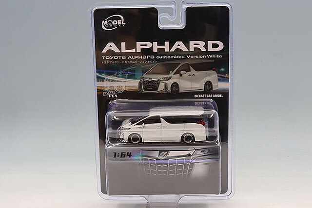 MODEL MODEL 1/64 トヨタ アルファード カスタムVer.ホワイト