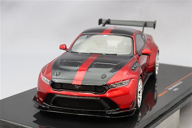 イクソ 1/43 フォード マスタング GTD 2025 メタリックダークレッド