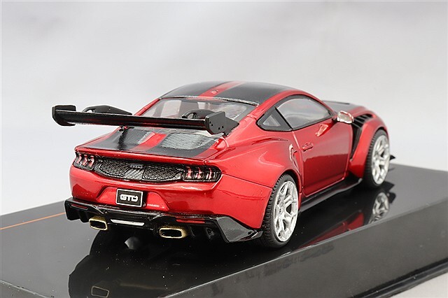 イクソ 1/43 フォード マスタング GTD 2025 メタリックダークレッド