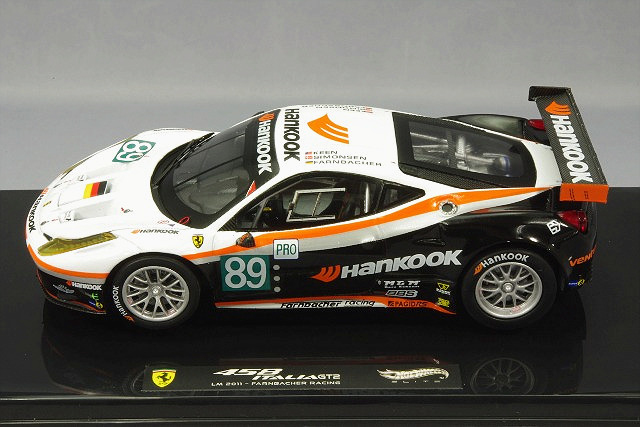 マテル エリート仕様 1/43 フェラーリ 458 イタリア GT2 Fambacher