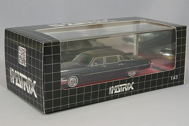 MATRIX 1/43 キャデラック フリートウッド 75 リムジン 1970 ブルー  