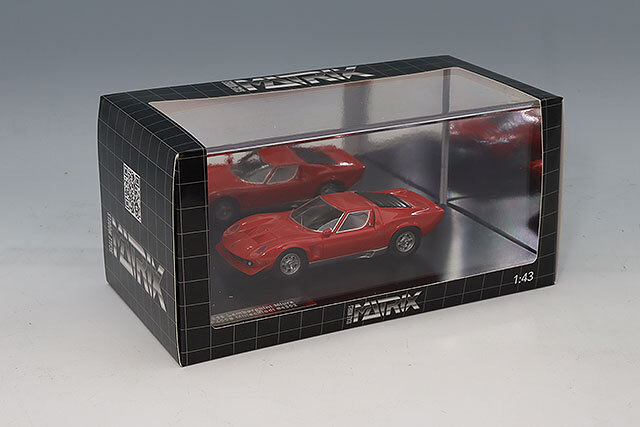 MATRIX 1/43 ランボルギーニ ミウラ P400S ミレキオディ レッド