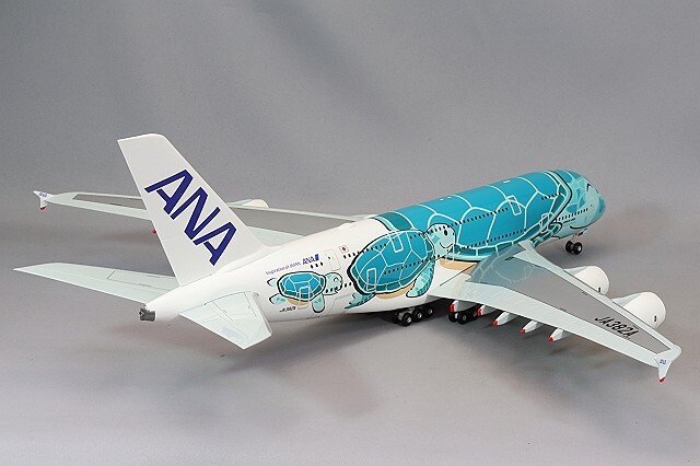 全日空商事 1/200 エアバス A380 ANA JA382A FLYING HONU