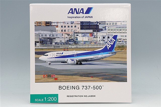 全日空商事 1/200 ボーイング 737-500 ANA JA305K 