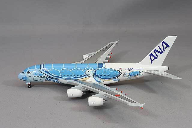 Airbus A380 ANA 2号機　　1:500 全日空商事 A380 ANA 全日空 FLYING HONU(フライングホヌ/カイ