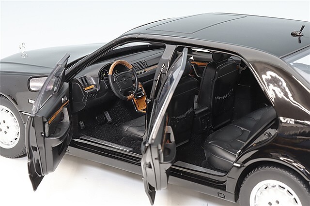 ノレブ 1/18 メルセデスベンツ S600 1997 メタリックオブシディアン