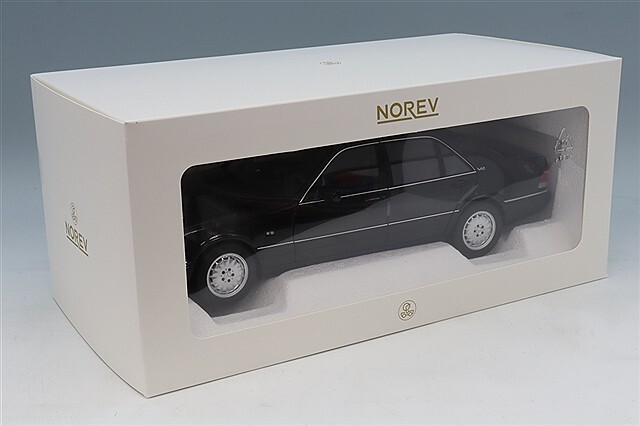ノレブ 1/18 メルセデスベンツ S600 1997 メタリックオブシディアン