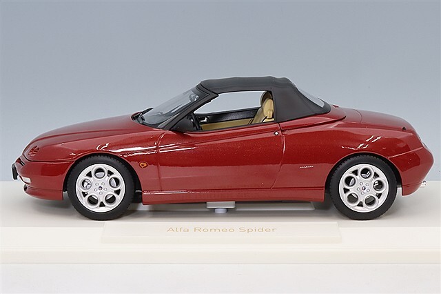 ノレブ 1/18 アルファロメオ スパイダー 1999 メタリックプロテオレッド