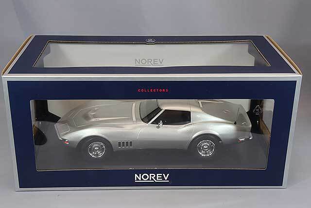 ノレブ 1/18 シボレー コルベット クーペ 1969 シルバー