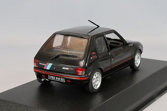 ノレブ 1/43 プジョー 205 GTi 1.9 1992 ブラック(PTSデコ)