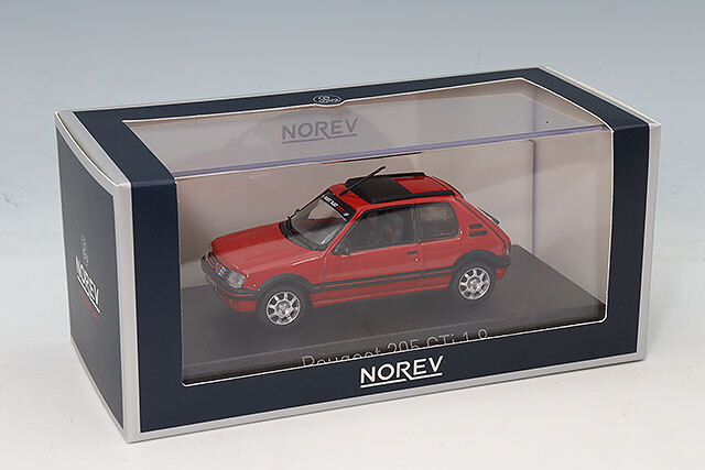 ノレブ 1/43 プジョー 205 GTI 1.9 1991 ヴァレルンガ レッド PTS