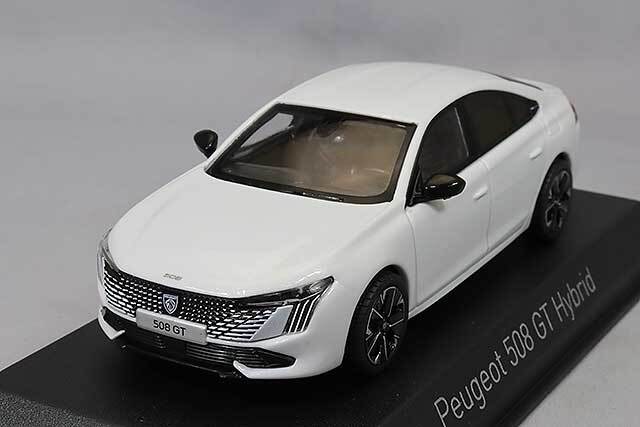ノレブ 1/43 プジョー 508 GT ハイブリッド 2023 オケナイトホワイト 
