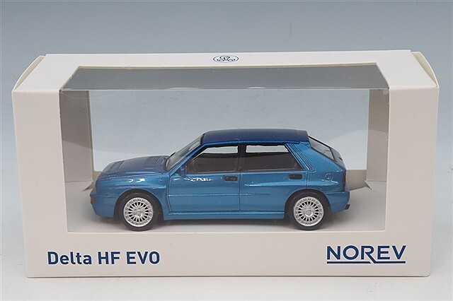 ノレブ JETCAR 1/43 ランチア デルタ HF EVO2 1993 ブルーラゴス