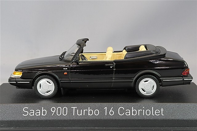 ノレブ 1/43 サーブ 900 ターボ コンバーチブル 1992 ブラック