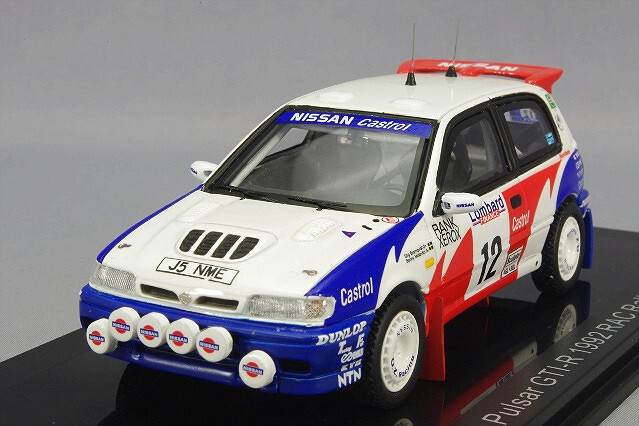 ルミノ 1/43 日産 パルサー GTI-R 1992 RACラリー #12 S  