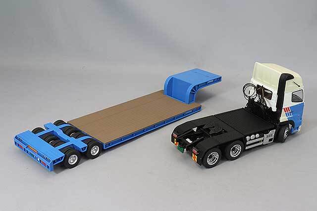 プラッツ 1/50 日野プロフィアSS 6×4 トラクタ & 16輪中低床重量物運搬 