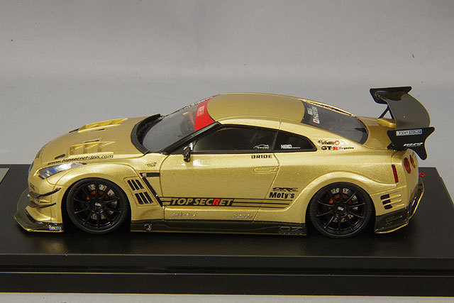 IG1540 1/43 TOP SECRET GT-R (R35) Gold | LINE UP | [公式] ignition 