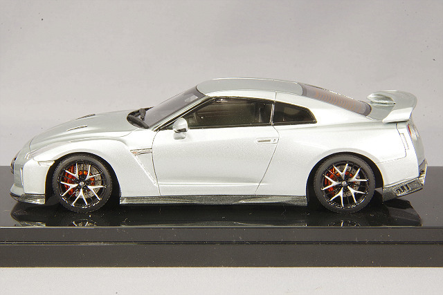 ワンモデル 1/43 日産 GT-R R35 2017 スーパーシルバーメタリック