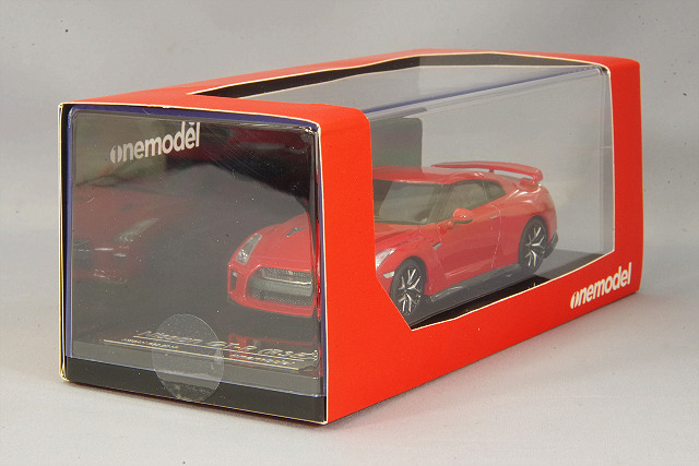 ワンモデル 1/43 日産 GT-R R35 2017 バイブラントレッド