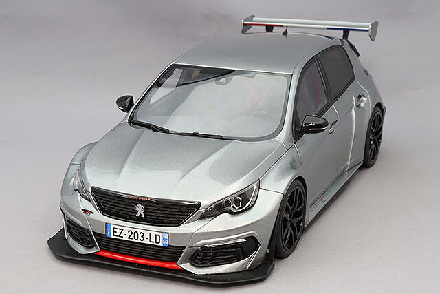 OTTO 1/18 プジョー 308 RC 2020 (アルテンスグレー) オットー 1/18 プジョー 308 RC BYFACTORY 2020 シルバー