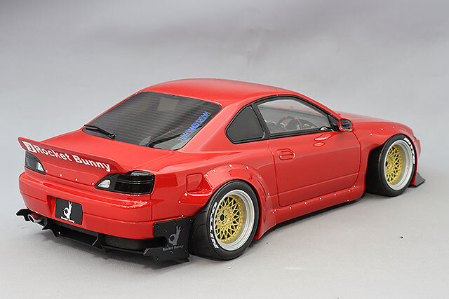定番 オットー ロケットバーニー (レッド) 2014 S15 シルビア 日産 1/18 ミニカー