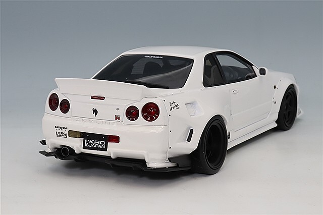 オットー 1/18 日産 スカイライン GT-R (BNR34) by KRC 2019 ホワイト