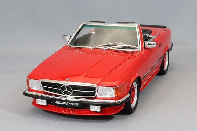 オットー 1/18 メルセデスベンツ 500SL R107 AMG 1986 レッド