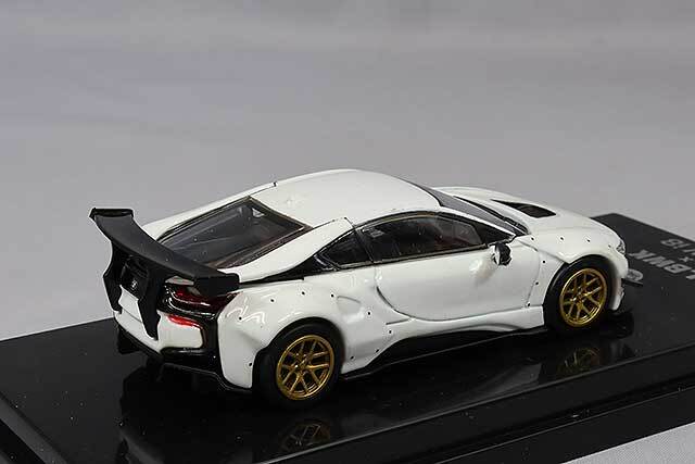 【開封品】1/64 リバティーウォーク⑩ PARA64 1/64 リバティウォーク BMW i8 ホワイト/ゴールド