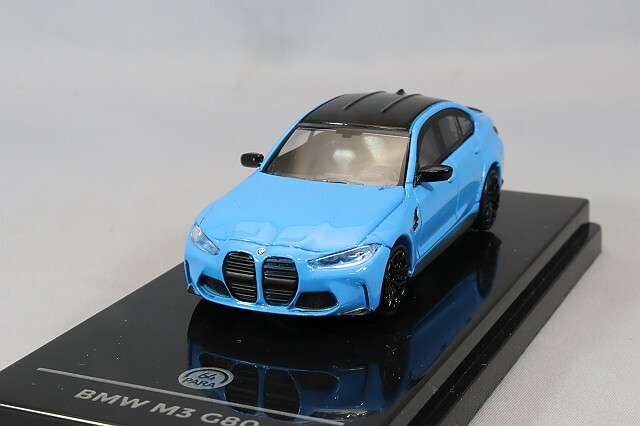 PARA64 1/64 BMW M3 G80 2020 マイアミブルー 左ハンドル