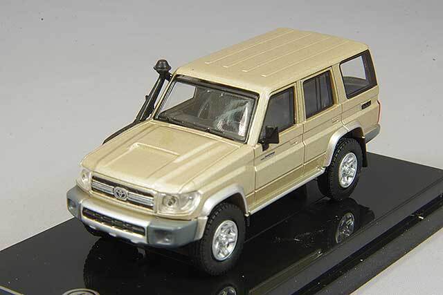 【人気カラー】トヨタ ランドクルーザー ミニカー 1/64 ベージュ MODEL1 (モデルワン) 1/64 トヨタ ランドクルーザー 70 ベージュ 右