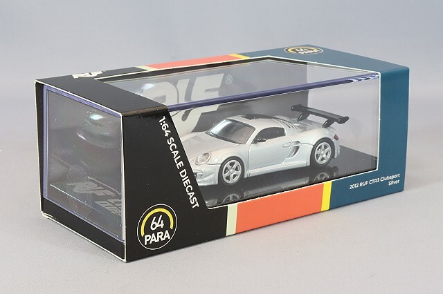 期間限定, PARA64 1/64 RUF CTR3 クラブスポーツ 2012 シルバー 左ハンドル