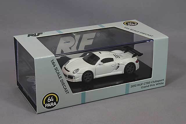 PARA64 1/64 RUF CTR3 クラブスポーツ グランプリホワイト 左ハンドル