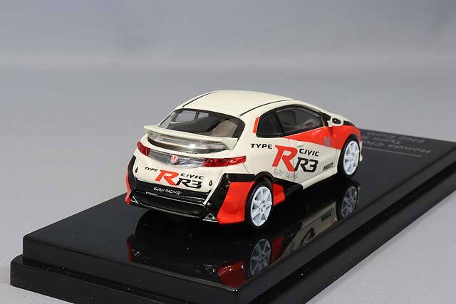 PARA64 1/64 ホンダ シビック タイプR FN2 2007 レース仕様 左