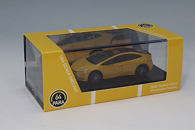 1/64 トヨタ プリウス TOYOTA PRIUS 限定品 PARA64 1/64 トヨタ プリウス 2023 マキシマムイエロー 左ハンドル