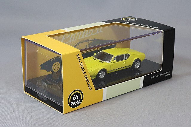 PARA64 1/64 デトマソ パンテーラ 1972 イエロー 左ハンドル