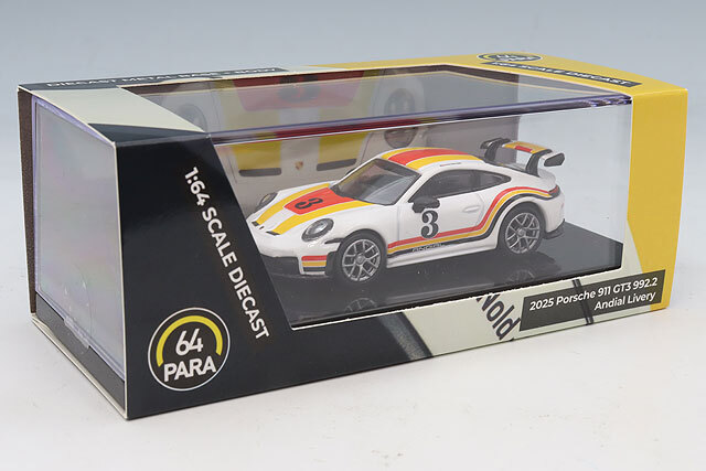 PARA64 1/64 ポルシェ 911 GT3 (992.2) 2025 Andial Livery #3 左ハンドル
