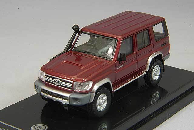 PARA64 1/64 トヨタ ランドクルーザー 76 メルローレッド 右ハンドル