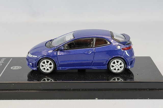 PARA64 1/64 ホンダ シビック FN2 タイプR 2007 サファイアブルー 右