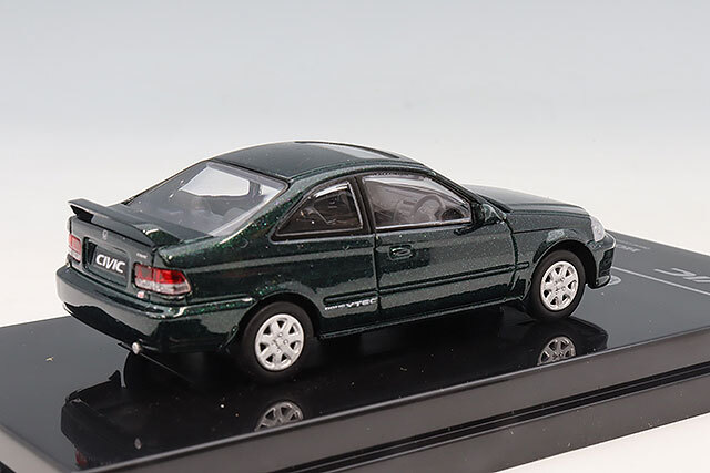PARA64 1/64 ホンダ シビック EM1 1999 クローバーグリーンパール 右