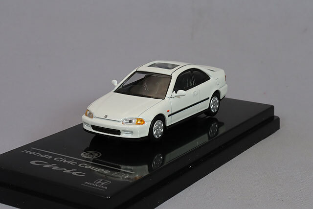 PARA64 1/64 ホンダ シビック クーペ EJ1 1995年 ホワイト 右