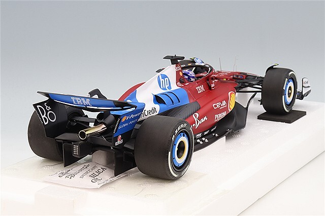 フェラーリ　F１　アーバイン　＃６　（ラウンチ？）　ミニチャンプス　１／１８ ミニチャンプス x BBR 1/18 フェラーリ SF-25 2025 F1 マイアミGP #16