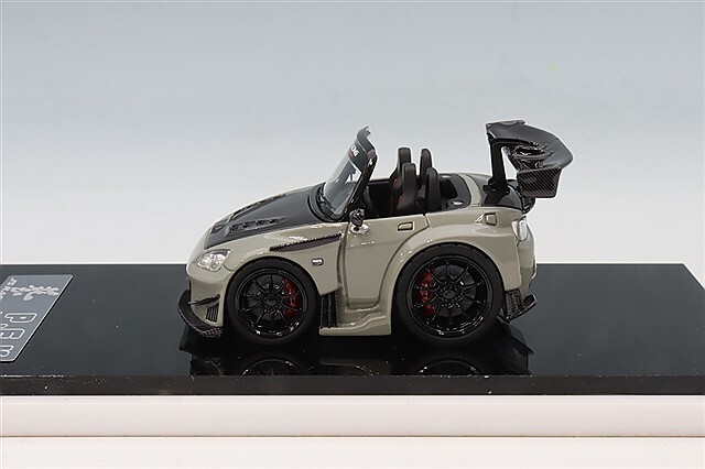 PEAKO x EraQ KR Q Car 1/64 ホンダ S2000 J's Racing 1999 グレー