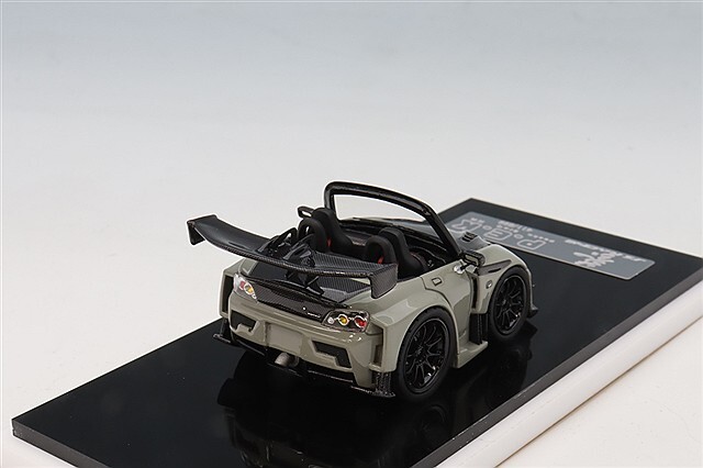 PEAKO x EraQ KR Q Car 1/64 ホンダ S2000 J's Racing 1999 グレー